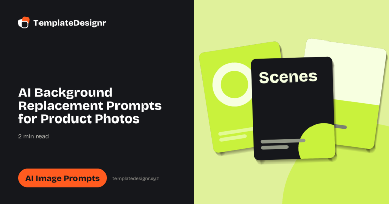 AI Background Replacement Prompts for Product Photos