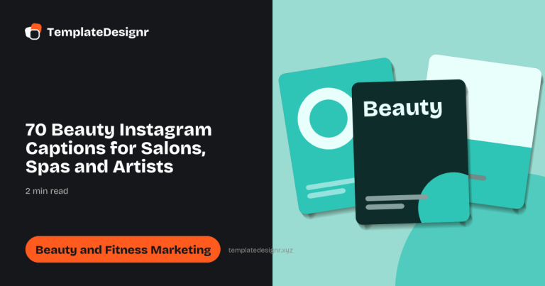 70 Beauty Instagram Captions for Salons, Spas and Artists