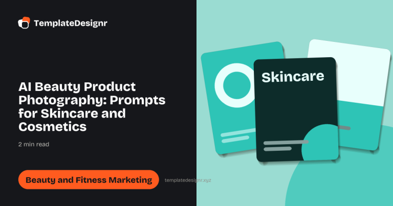 AI Beauty Product Photography: Prompts for Skincare and Cosmetics