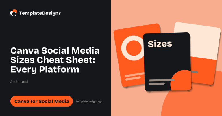 Canva Social Media Sizes Cheat Sheet: Every Platform