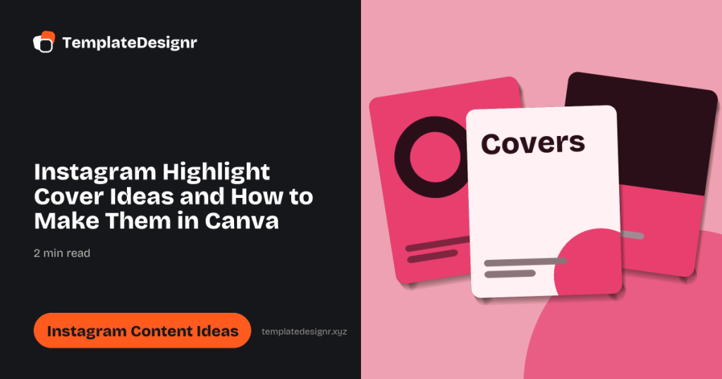Instagram Highlight Cover Ideas and How to Make Them in Canva