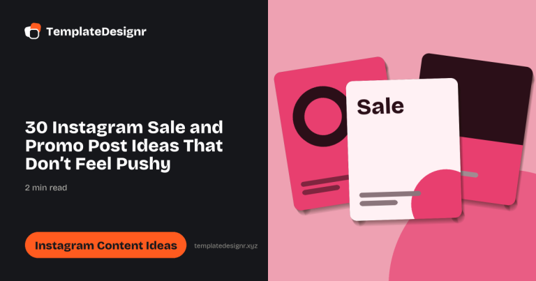 30 Instagram Sale and Promo Post Ideas That Don’t Feel Pushy