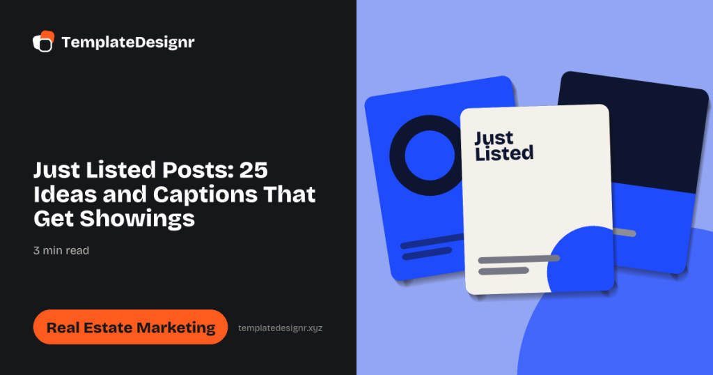 Just Listed Posts: 25 Ideas and Captions That Get Showings