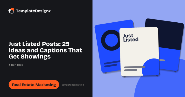Just Listed Posts: 25 Ideas and Captions That Get Showings