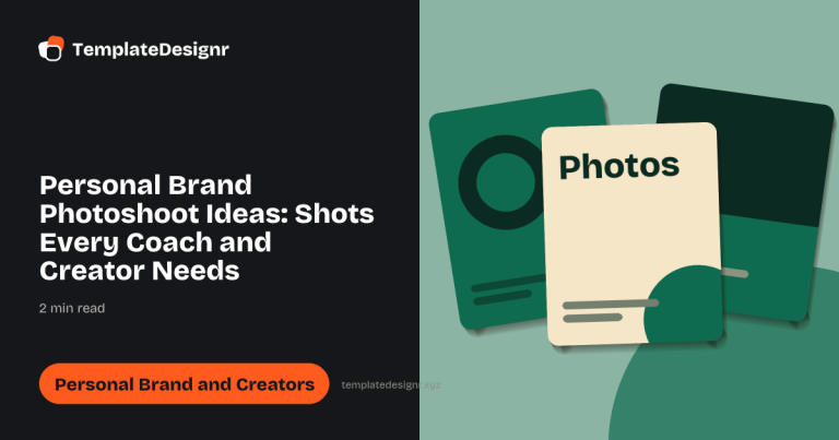 Personal Brand Photoshoot Ideas: Shots Every Coach and Creator Needs