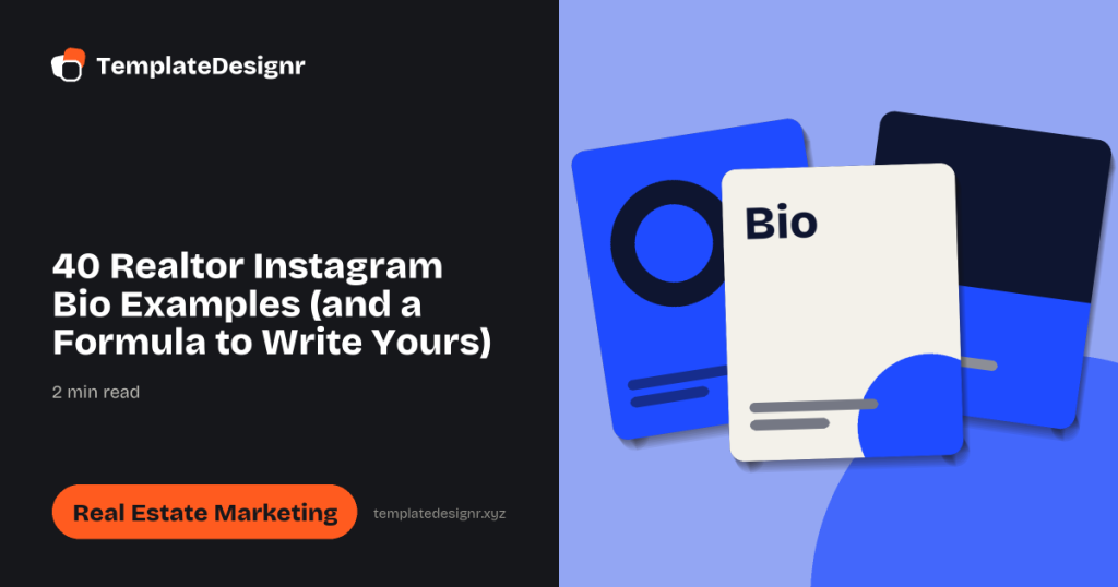 40 Realtor Instagram Bio Examples (and a Formula to Write Yours)